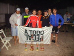 Integrantes de A Todo Pedal recibieron importante trofeos. 
